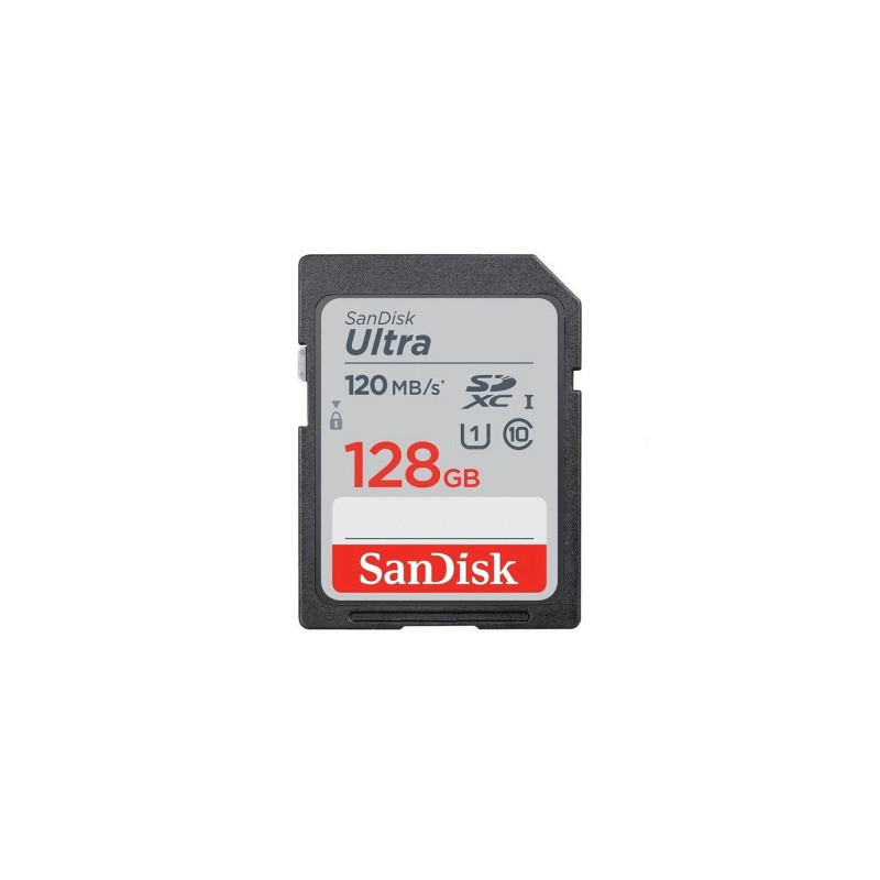 Карта пам'яті SanDisk 128GB SD class 10 UHS-I Extreme Ultra (SDSDUNB-128G-GN6IN)