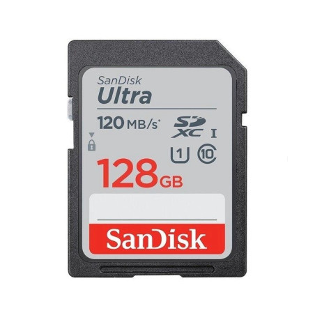 Карта пам'яті SanDisk 128GB SD class 10 UHS-I Extreme Ultra (SDSDUNB-128G-GN6IN)