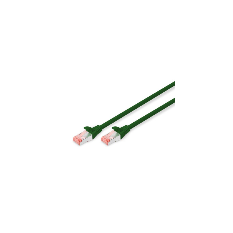 Патч-корд 2м, CAT 6 S-FTP, AWG 27/7, LSZH, green Digitus (DK-1644-020/G)