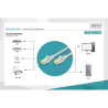 Патч-корд 15м, CAT 6a S-FTP, AWG 26/7, Cu, LSZH, grey Digitus (DK-1644-A-150)
