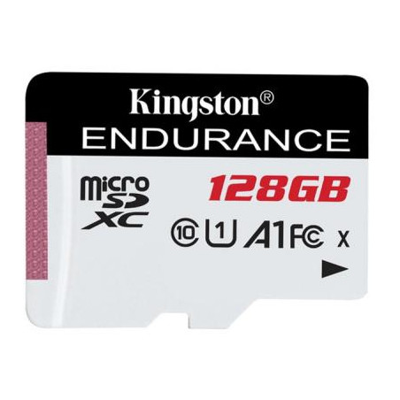 Карта пам'яті Kingston 128GB microSDXC class 10 UHS-I U1 A1 High Endurance (SDCE/128GB)