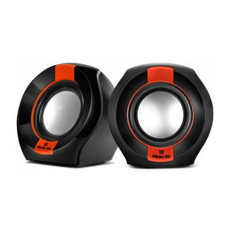 Акустична система REAL-EL S-50 black-red (EL121100008)