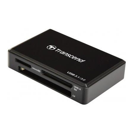 Зчитувач флеш-карт Transcend USB 3.1 Black (TS-RDF8K2)