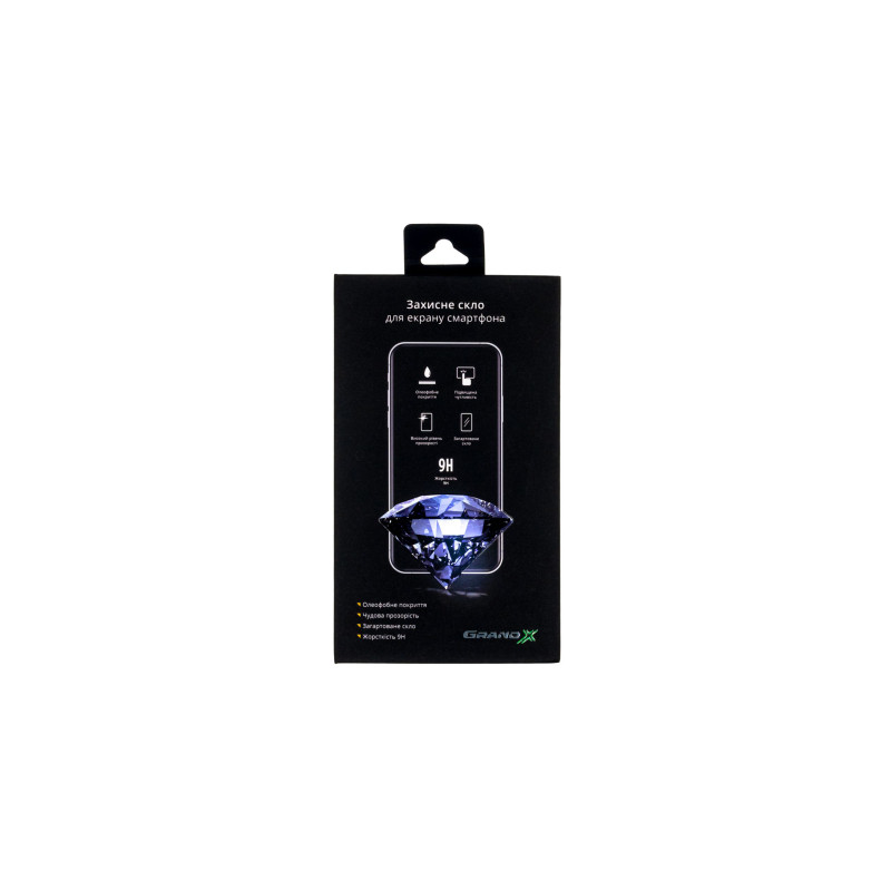 Скло захисне Grand-X Apple iPhone 15 Plus 9D black (AIP15PL9D)