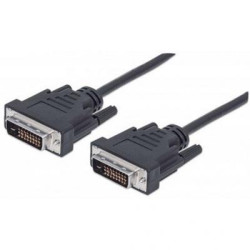 Кабель мультимедійний DVI M to DVI M 1.8m 24+1pin black REAL-EL (EL123500038)