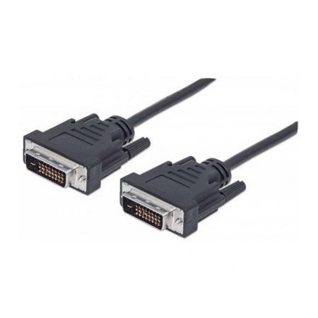 Кабель мультимедійний DVI M to DVI M 1.8m 24+1pin black REAL-EL (EL123500038)