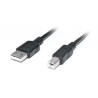 Кабель для принтера USB 2.0 AM/BM 2.0m Pro black REAL-EL (EL123500026)