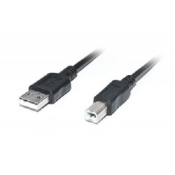 Кабель для принтера USB 2.0 AM/BM 3.0m Pro black REAL-EL (EL123500027)