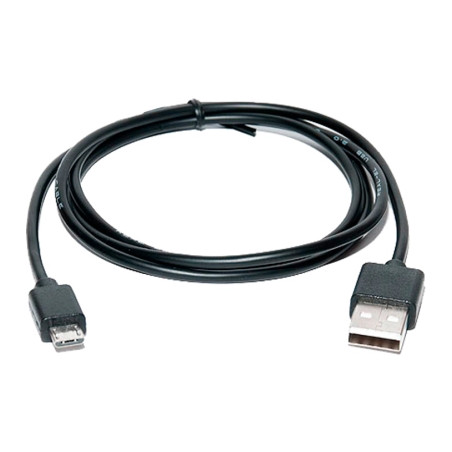 Дата кабель USB 2.0 AM to Micro 5P 0.6m Pro black REAL-EL (EL123500021)