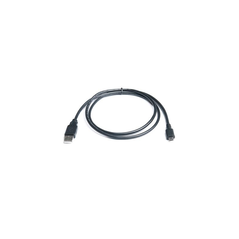 Дата кабель USB 2.0 AM to Micro 5P 2.0m Pro black REAL-EL (EL123500025)