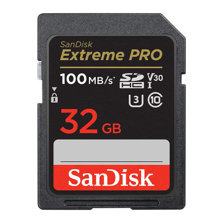 Карта пам'яті SanDisk 32GB SD class 10 UHS-I U3 V30 Extreme PRO (SDSDXXO-032G-GN4IN)