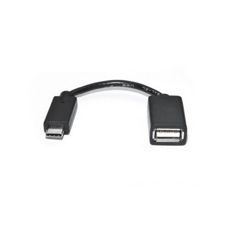 Перехідник OTG USB 2.0 AF to USB-C 0.1m REAL-EL (EL123500030)