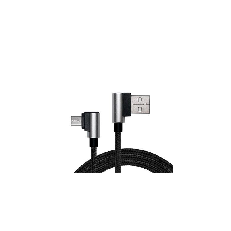 Дата кабель USB 2.0 AM to Micro 5P 1.0m Premium black REAL-EL (EL123500031)