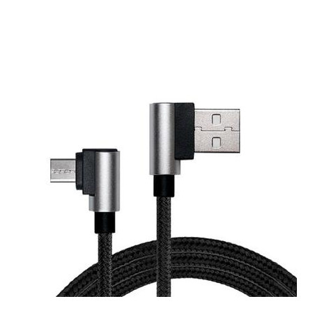 Дата кабель USB 2.0 AM to Micro 5P 1.0m Premium black REAL-EL (EL123500031)