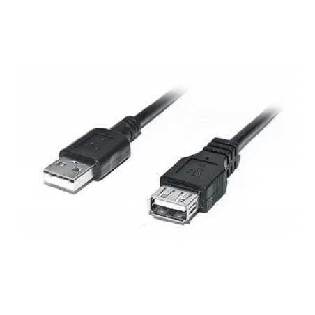 Дата кабель USB 2.0 AM/AF 2.0m Pro black REAL-EL (EL123500028)
