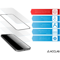 Скло захисне ACCLAB Full Glue Apple iPhone 15 Pro Max (1283126575402)