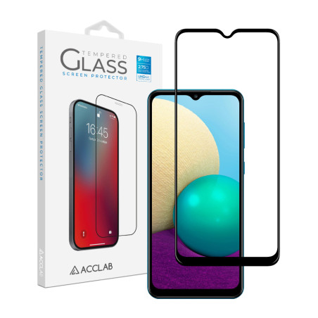Скло захисне ACCLAB Full Glue Samsung A02 (1283126509605)