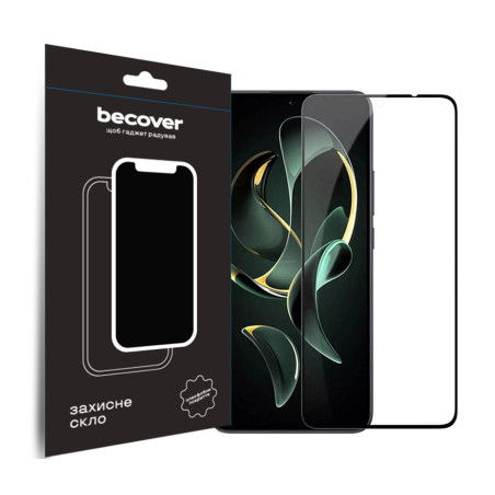 Скло захисне BeCover Xiaomi 13T/13T Pro Black (710171)