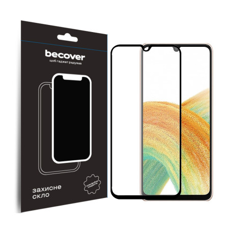 Скло захисне BeCover ZTE Blade A33Plus Black (710173)
