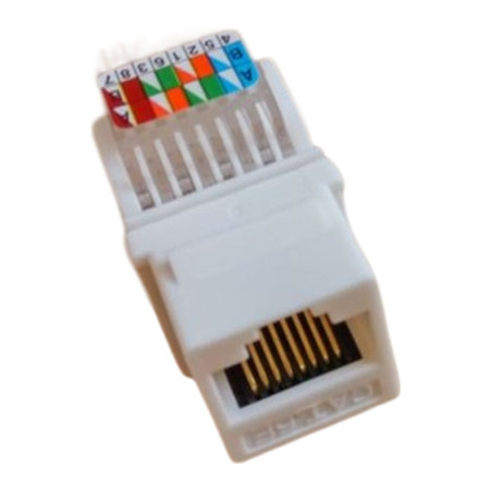 Модуль Keystone RJ45 UTP кат. 6, Slim, безінструментальний Kingda (KD-KJ2047UC6)