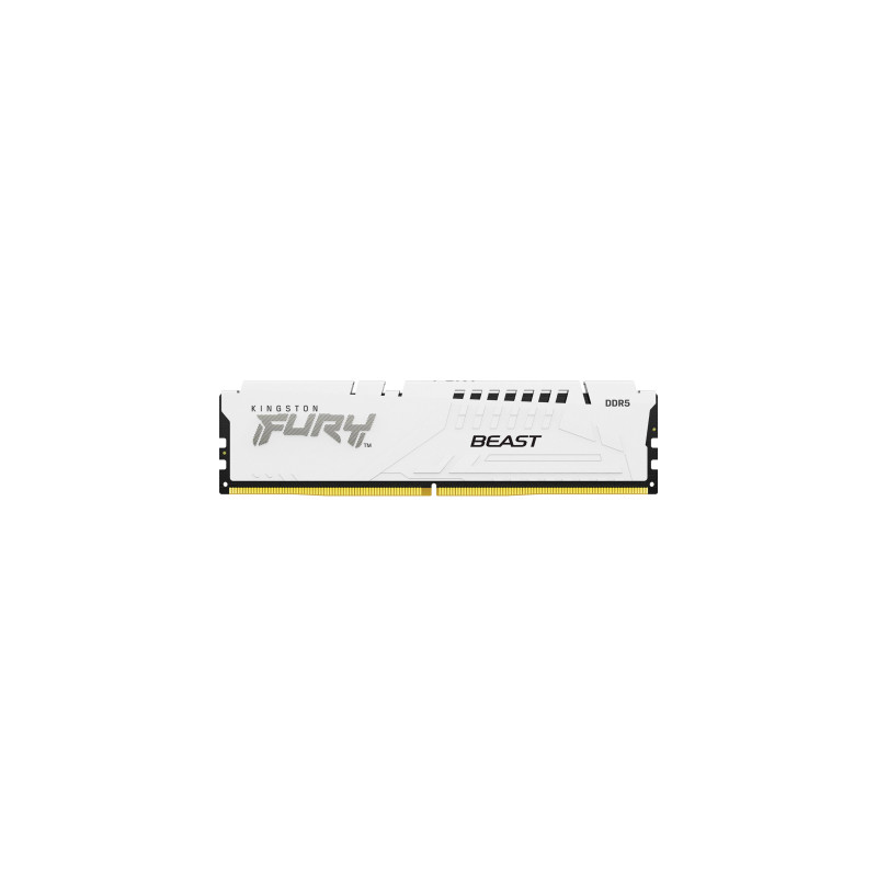 Модуль пам'яті для комп'ютера DDR5 16GB 5600 MHz FURY Beast White Kingston Fury (ex.HyperX) (KF556C36BWE-16)
