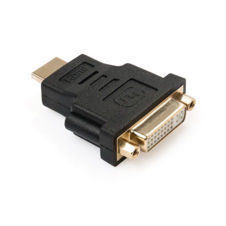 Перехідник HDMI AM to DVI 24+5 F Vinga (VCPAHDMIM2DVIFBK)