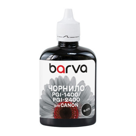 Чорнило Barva Canon PGI-1400/PGI-2400 100 мл, BK Pigm. (C1400-924)