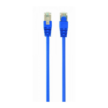Патч-корд 0.5м FTP cat 5е CCA blue Cablexpert (PP22-0.5M/B)