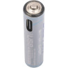 Акумулятор Beston AAA USB Type-C 400mah 1.5V Li-ion * 4 (3AC-18/AA620272)