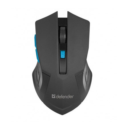 Мишка Defender Accura MM-275 Black-Blue (52275)