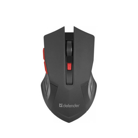 Мишка Defender Accura MM-275 Black-Red (52276)