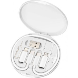 Перехідник USB charging cable set Treasure box 0.28m Maxxter (UB-SET)
