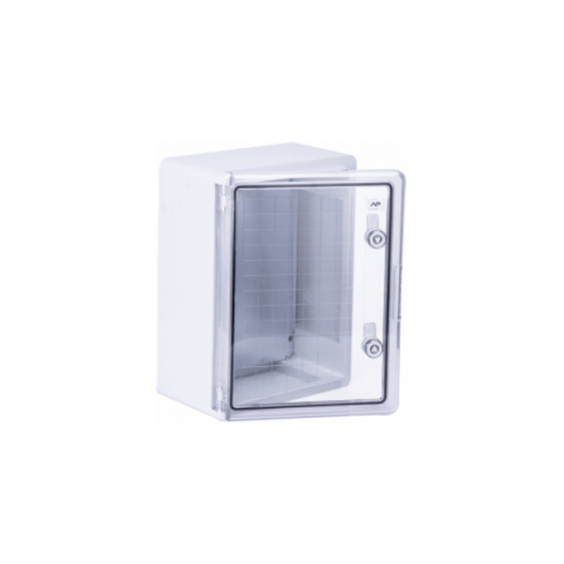 Шафа настінна ADAL PANO 400х300х220, з прозор. двецятами, IP65, Бокс ударостійкий, ABS пластик (144903 / 30999)