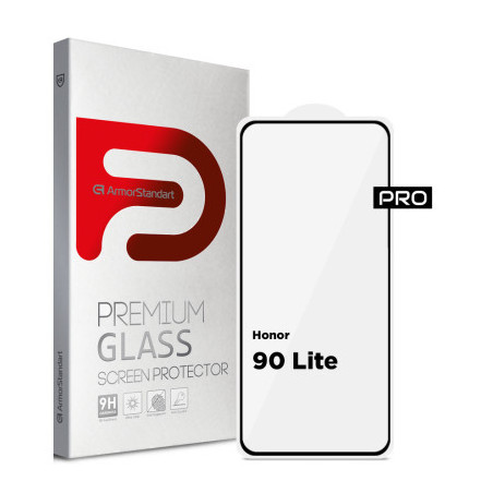 Скло захисне Armorstandart Pro Honor 90 Lite Black (ARM73683)