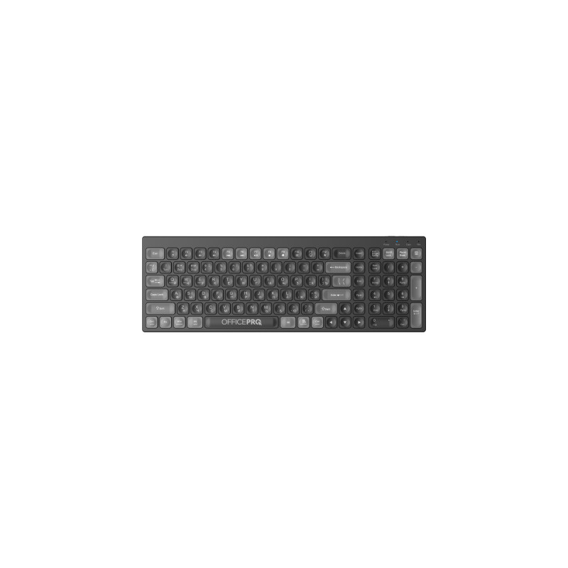 Клавіатура OfficePro SK985B Wireless/Bluetooth Black (SK985B)