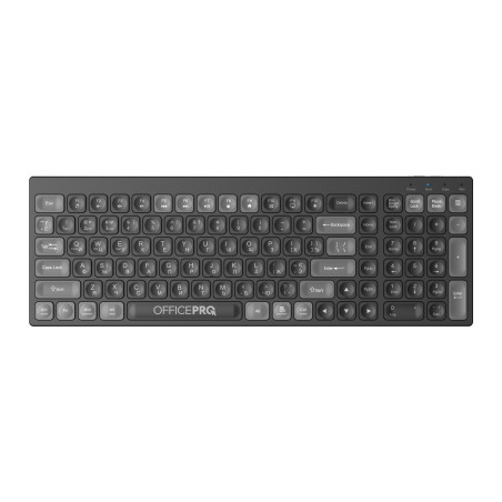 Клавіатура OfficePro SK985B Wireless/Bluetooth Black (SK985B)