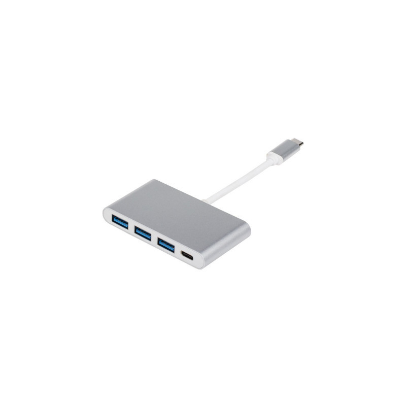 Концентратор Atcom Type-C 3.1 to 3xUSB 3.0 + Type-C 10 cm (12808)