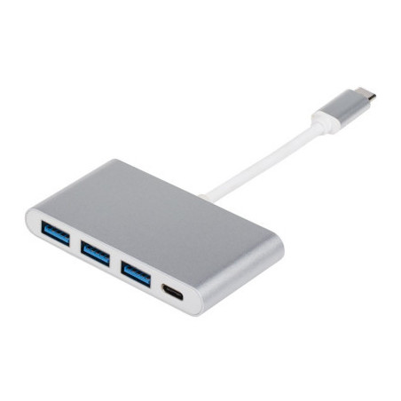 Концентратор Atcom Type-C 3.1 to 3xUSB 3.0 + Type-C 10 cm (12808)