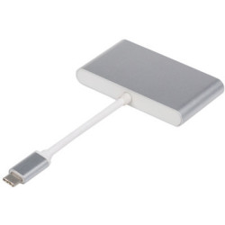Концентратор Atcom Type-C 3.1 to 3xUSB 3.0 + Type-C 10 cm (12808)