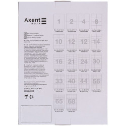 Етикетка самоклеюча Axent 105x48 (12 на листі) с/кл (100 листів) (D4479-A)