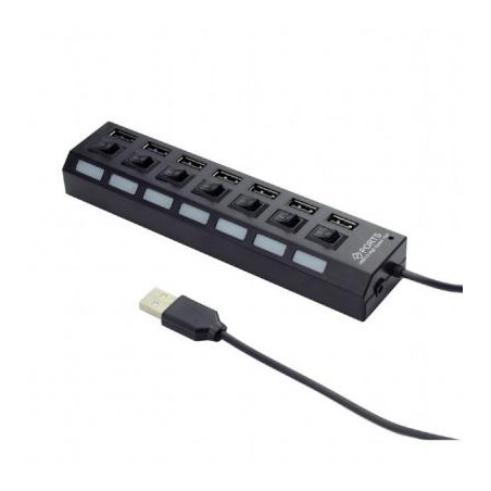Концентратор 7 port USB 2.0 Gembird (UHB-U2P7-03)