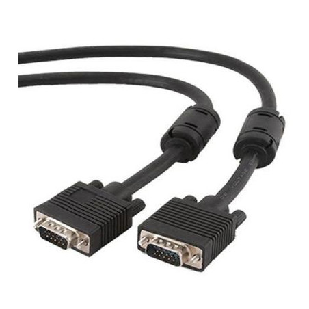 Кабель мультимедійний VGA M to VGA M 1.8m black REAL-EL (EL123500043)