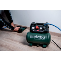 Компресор Metabo BASIC 160-6 W OF безолійний, 900Вт, 6л, 160л/хв, 8бар (601501000)