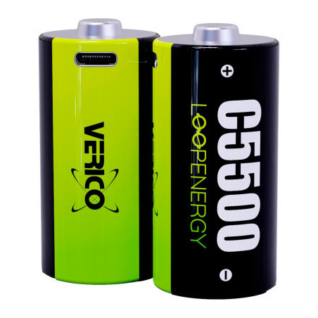 Акумулятор Verico C/R14 USB Type-C 3700mAh 1.5V Li-ion * 2 (LoopEnergy) (1BTOV-A4N0A2-NN)