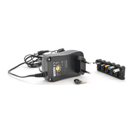 Блок живлення мережевий Voltronic 24W Universal, Output 3V-12V, 2.35*0.75/ 3.0*1.1/3.5*1.35/4.0*1.7 /5.5*2.1/5.5*2.5 (13034 / YT