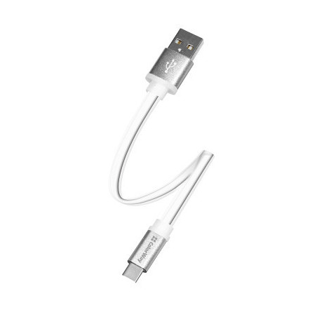 Дата кабель USB 2.0 AM to USB-C 0.25m white ColorWay (CW-CBUC001-WH)