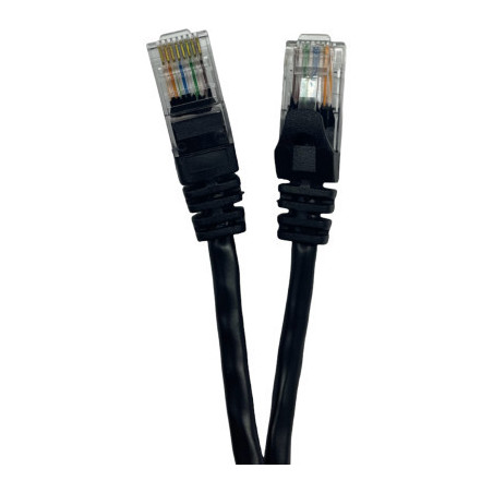 Патч-корд 0.25м UTP cat.5e, CCA, 24AWG, black GEAR (GPC-UTPCCARJ45-0.25B)