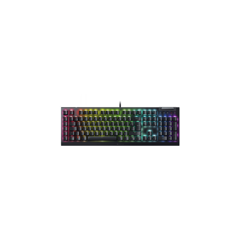 Клавіатура Razer BlackWidow V4 X Yellow Switch USB RU Black (RZ03-04702500-R3R1)