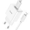 Зарядний пристрій HOCO C106A charger set(iP) White (6931474783899)