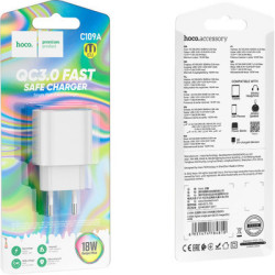 Зарядний пристрій HOCO C109A White (6931474784810)